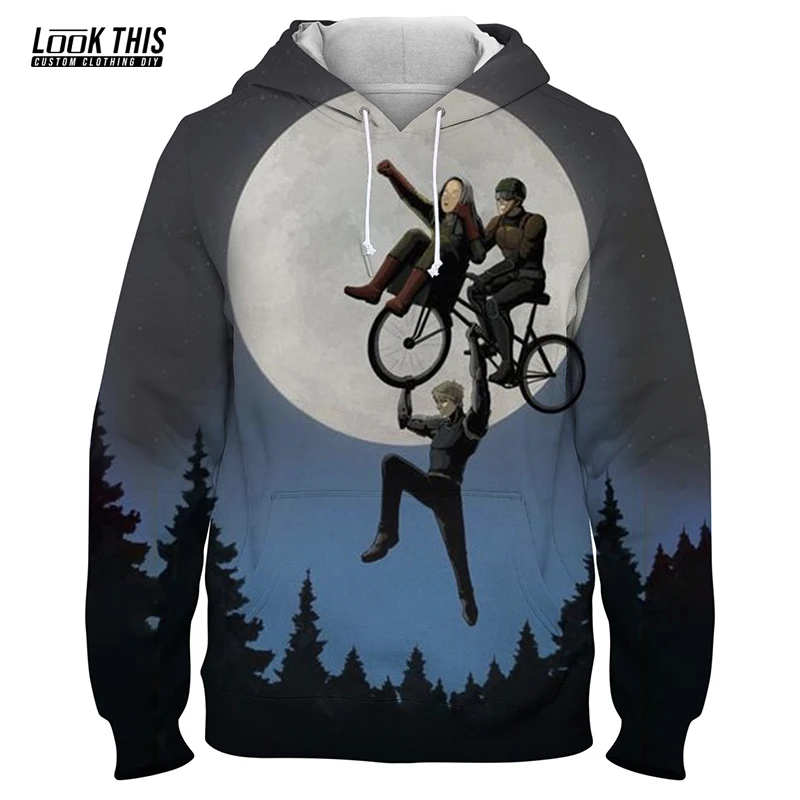 

One Punch Man Women's Oversized Hoodies Japanese Anime 3d Printed Ladies Long Sleeve Casual Hooded Pullover Clothes Sweatshirt