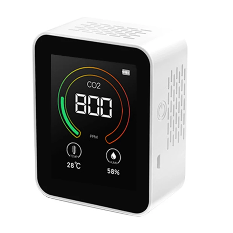

CO2 Detector Screen Intelligent Air Tester with Temperature Humidity