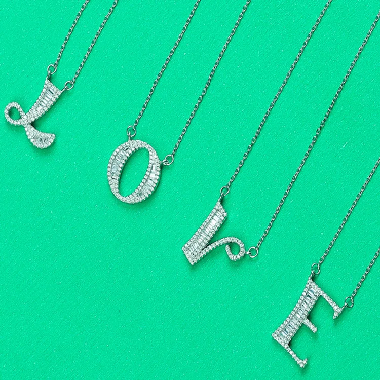 26 букв для женщин и мужчин хип-хоп ожерелье в стиле панк с подвеской роскошное