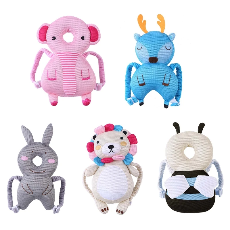 

67JC Baby Head Protector Pillow Toddlers Walking Headrest Neck Safety Pad Backpack