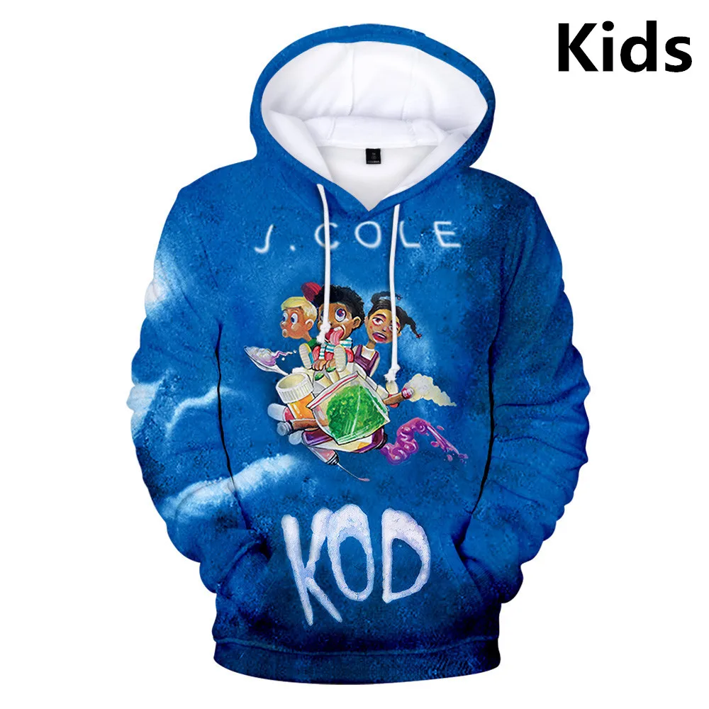 

Luxury Popular King Cole Hoodie Sweatshirt Boys Girls KOD Jacket Coat Children Clothes Top J.cole 3d Sweatshirts Kids Hoodies