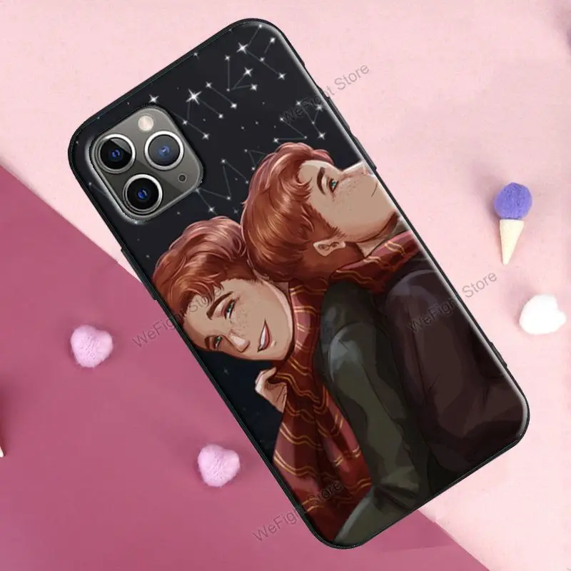 Fred and George Weasley Case For iPhone 12 mini 11 Pro Max XR X XS 6S 7 8 Plus SE 2020 Coque Funda Cover | Мобильные телефоны и