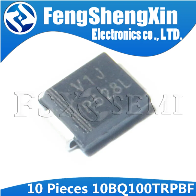 10 шт./лот Новый 10BQ100TRPBF(V1J) 10BQ100 DO-214AA SMB выпрямитель Шоттки