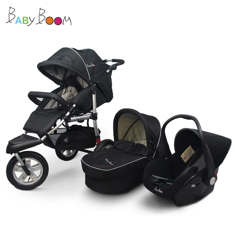 BabyBoom детская коляска внедорожная Высокая Ландшафтная лампа может сидеть и