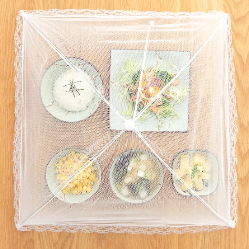 Защитная сетка для еды зонтик складной барбекю пикника патио от насекомых мух