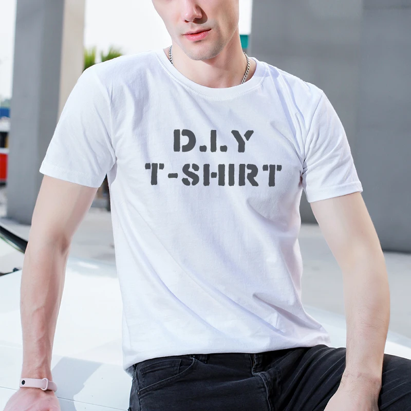 

Summer New Fashion T Shirt Custom Print Your Like Funny Photo Men Short Sleeve Cotton Tshirt Female Women Tops Tee Shirt Thicken