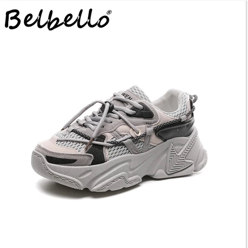 

Belbello Autumn new style Breathable students versatile sneaker Simplicity Women's Shoes Leisure sports style