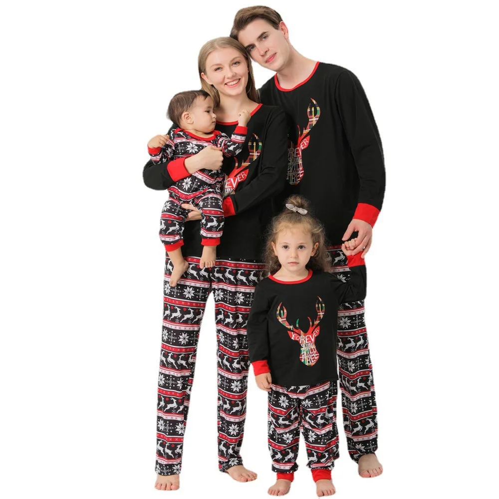 

Christmas Nightgown Baby Boys Girls Sleepwear Mommy And Me Pajamas Sets Matching Family Outfits Mom Dad Daughter Son Homewear