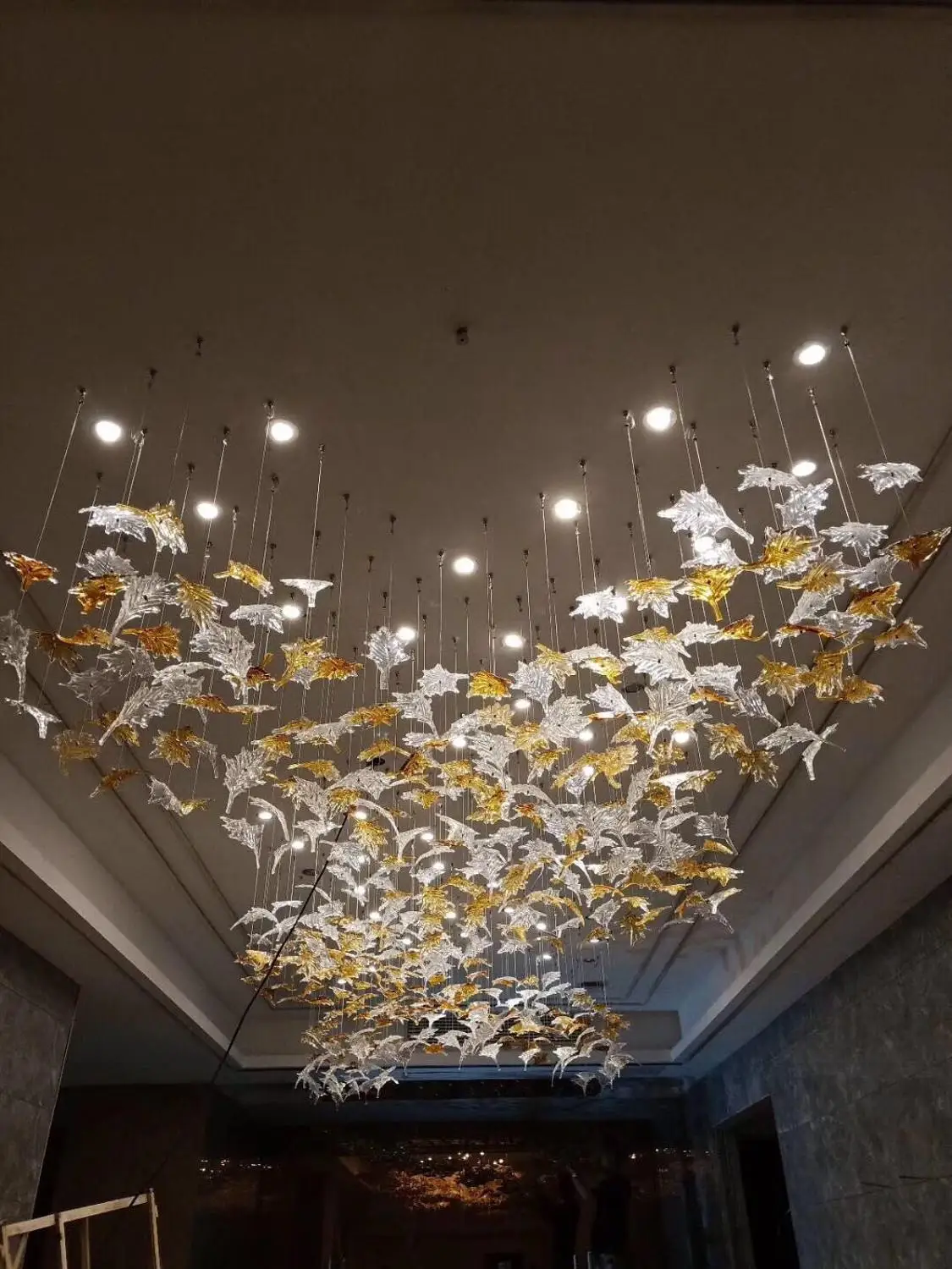 Современная роскошная арт-Люстра для отеля стол распродажи офисное фойе зал