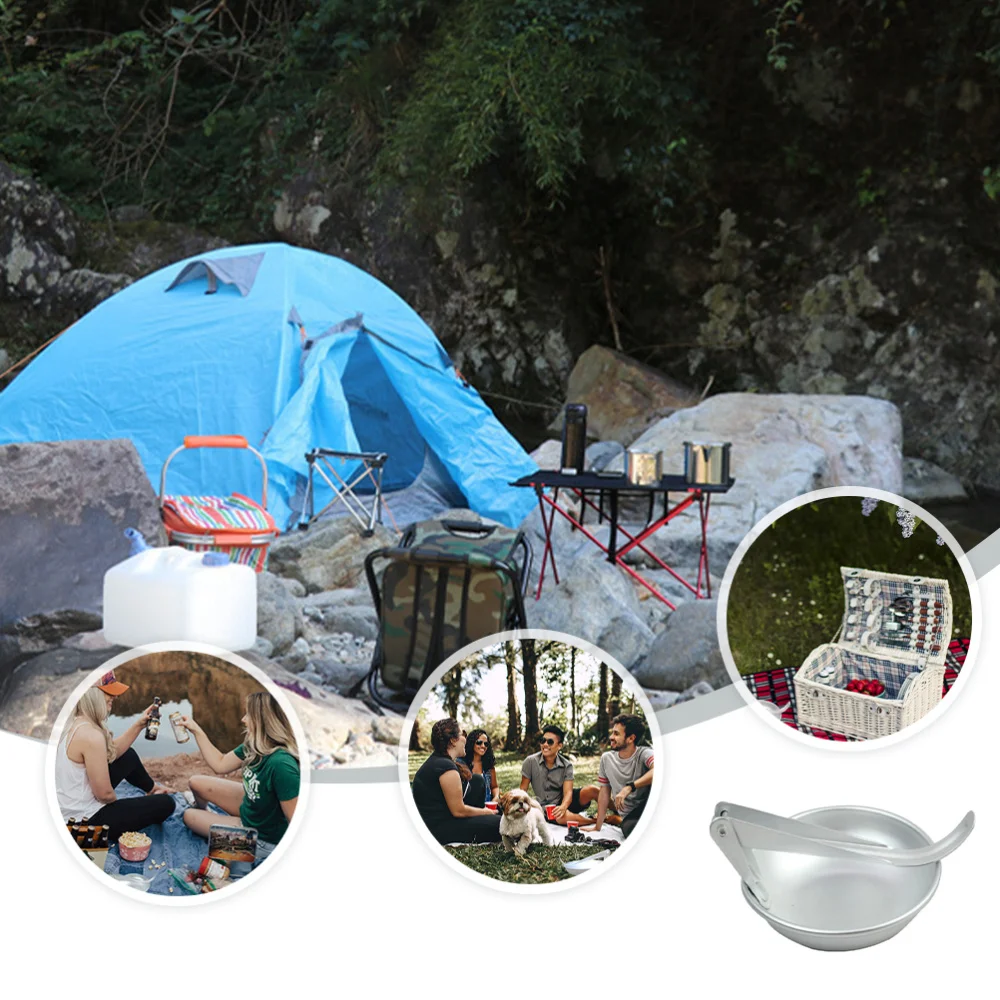 

1pc Folding Soup Ladle Outdoor Picnic Camping Tableware Cooking Ladle Spoon