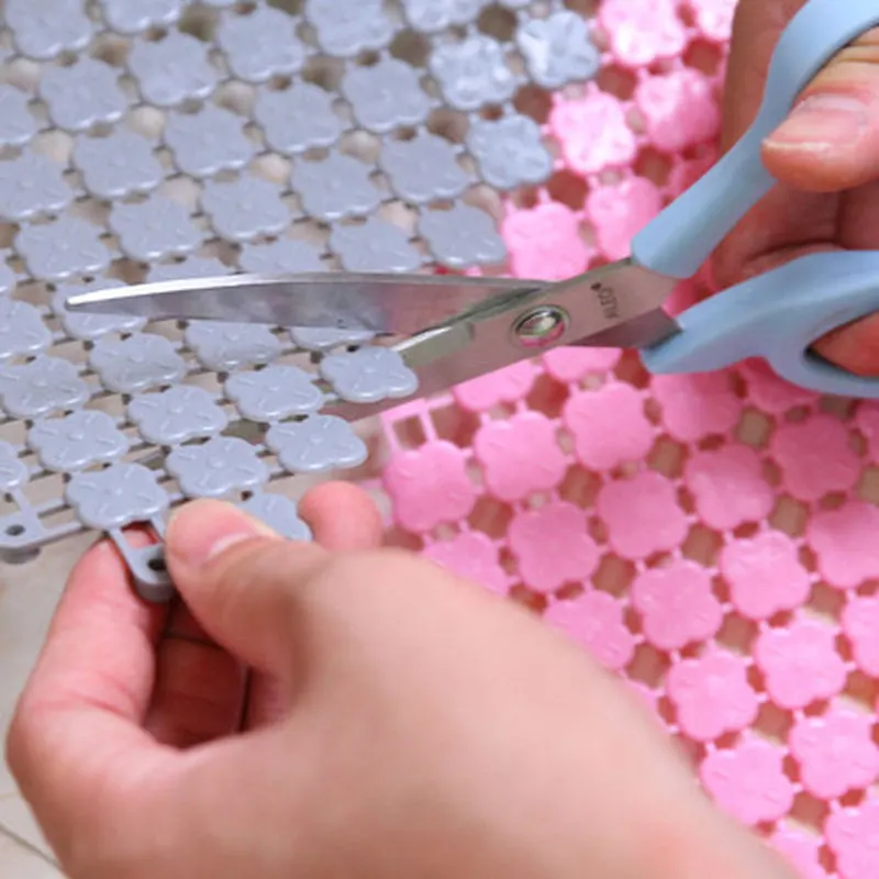 8 шт. Съемный DIY комбинированный коврик для ванной Противоскользящий массажный душ ковер для сшивания коврик пазл аксессуары для ванной комнаты