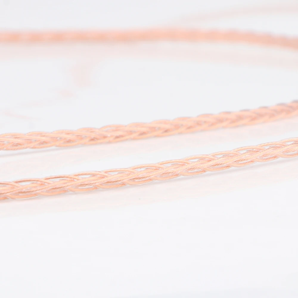 Обновленный медный провод для наушников 6N OCC аудио сделай сам Удлинительный