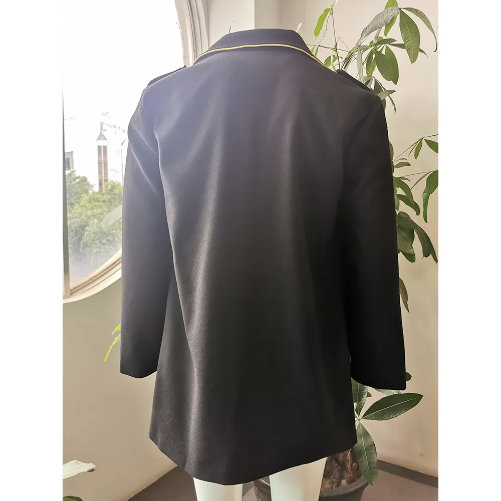 Мужское шерстяное пальто с отворотом длинные шерстяные куртки на осень и зиму