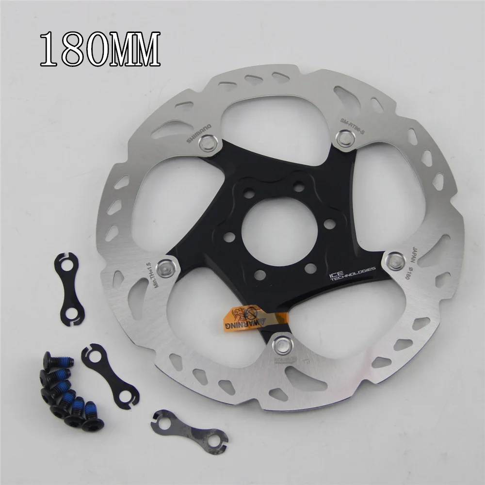 RT86 180MM XT SM RT86 RT76 технология ice Point тормозной диск 6 Болт M8000 горный велосипед диск RT86 160 мм 180 мм MTB велосипед - Цвет: RT86 180MM