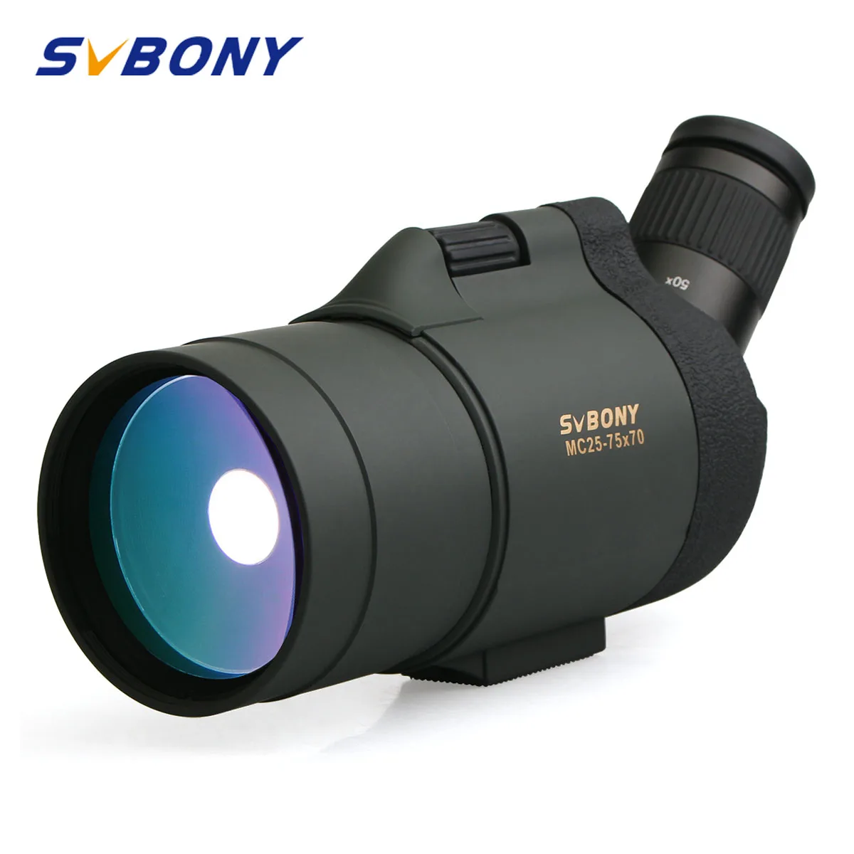 SVBONY 25-75x70 Зрительная труба SV41 монокулярный телескоп рефракционный зум охотничья оптика BAK4 призма дальний водонепроницаемый w/штатив для охоты, стрельбы, стрельбы из лука, наблюдения за птицами