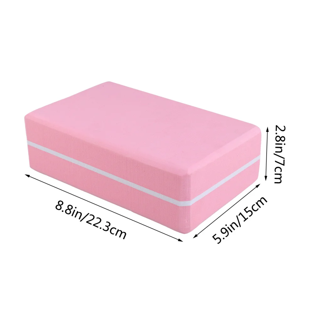 

High-density Yoga Blocks Bricks High-quality EVA Yoga Blocks Yoga Practice Auxiliary Tool for Beginners(Purple)