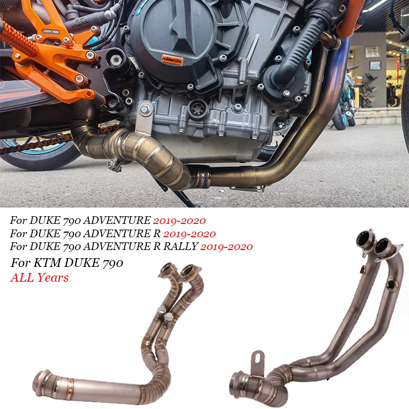 

Slip On For DUKE 790 Duke 790 ADV R R Full System Titanium Alloy Motorcycle Exhaust Escape Front Link Pipe Connection Original