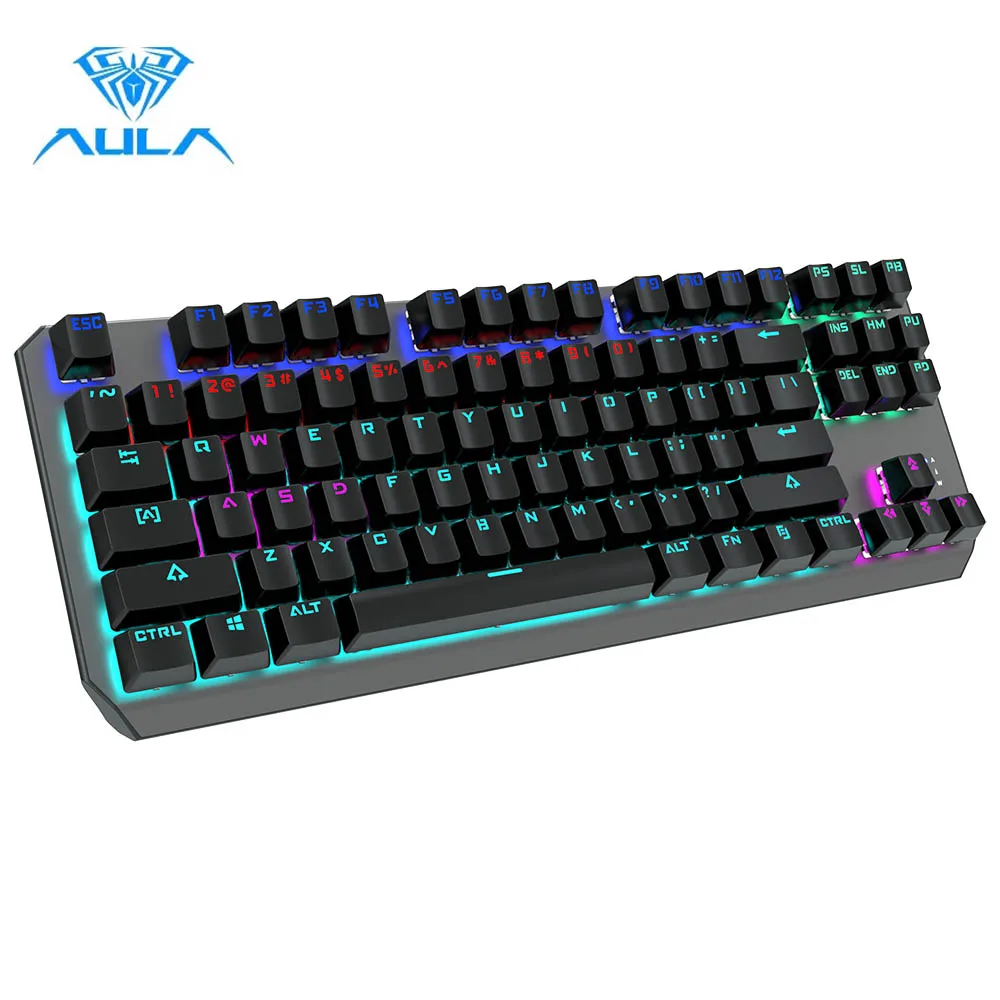 Механическая клавиатура AULA F3087 игровая с 87-клавишной защитой от ореолов