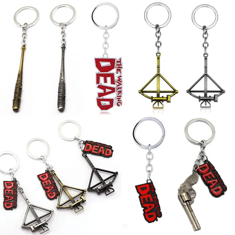 Ходячие мертвецы, металлический мини-брелок, мяч бейсбольной биты, подвеска, брелок, мольный брелок, аксессуары для женщин и мужчин, ювелирные изделия