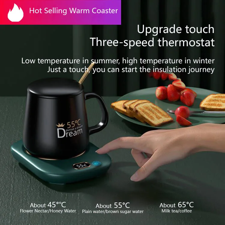 

Подставка с электрическим подогревом и зарядкой от USB