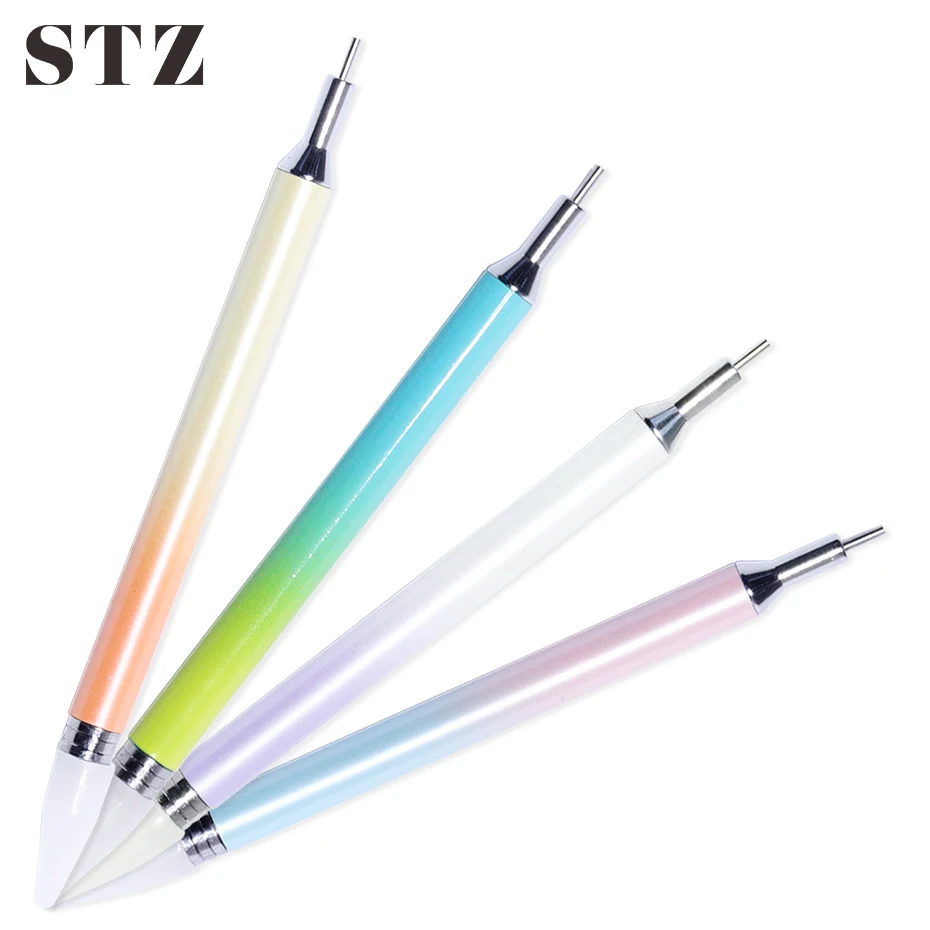 STZ 1 шт. профессиональная ручка с двойным концом со Стразами Шпильки Пикер Русалка