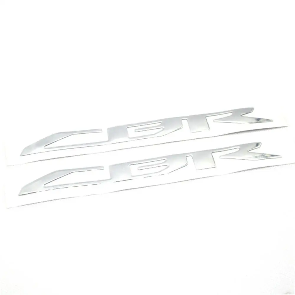 Motorcycle 3D Chrome CBR HRC LOGO Decals Fairing Stickers Emblem for Honda 600RR 1000RR 300R 250R 650F 500R CBR600 F4i | Автомобили и