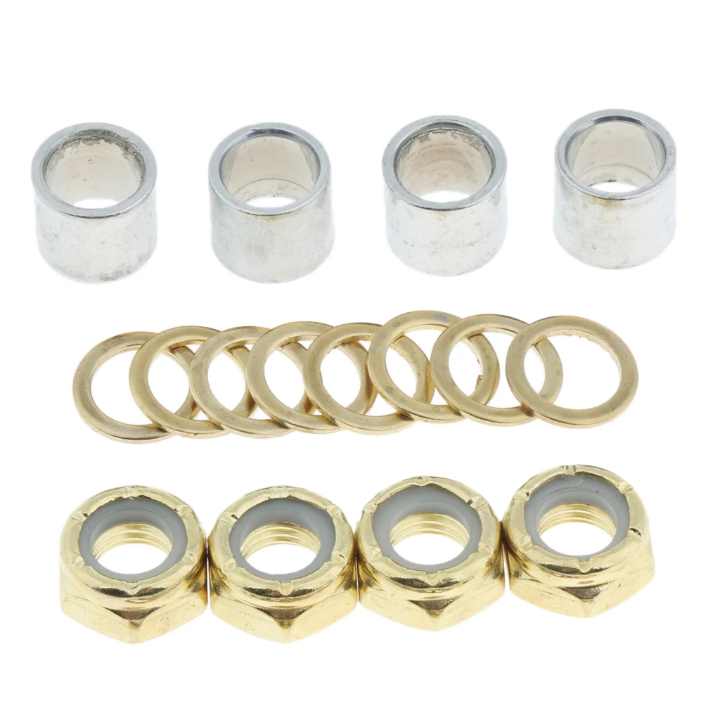 

Prettyia Skateboard Longbaord Bearing Spacers Washers Nuts Speed