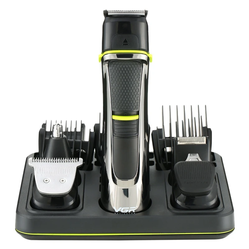 

VGR V-100 5 In 1 Electric Razor For Men's Hair Trimmer With Rechargeable Hair Clippers And Nose Hair Trimmer