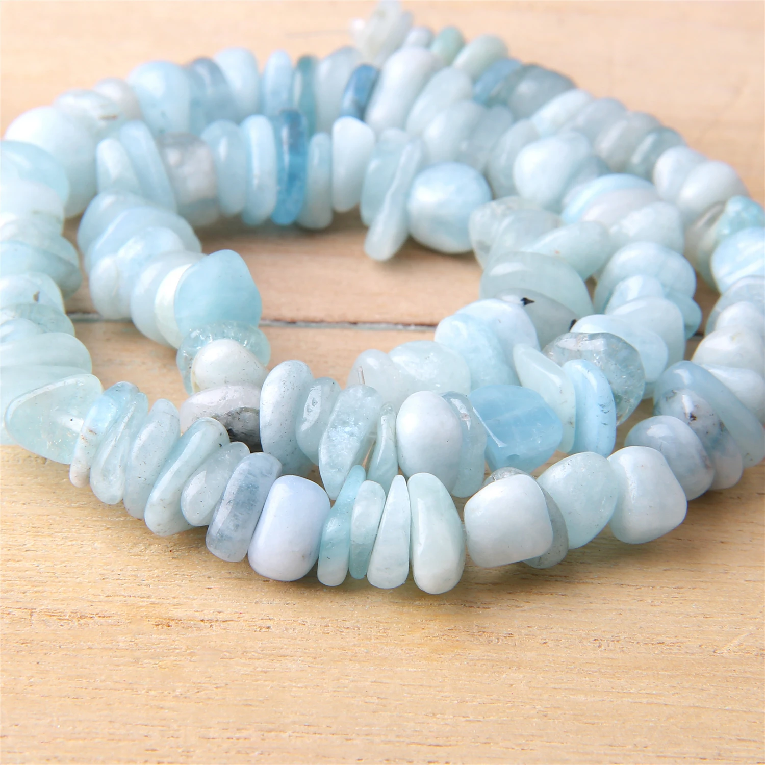 

8-10mm Natural Gemstones Chips Beads Sunstone Aquamarin Labradourite Chips Beads For Jewelry Making Bracelet DIY Beadwork 15.5"