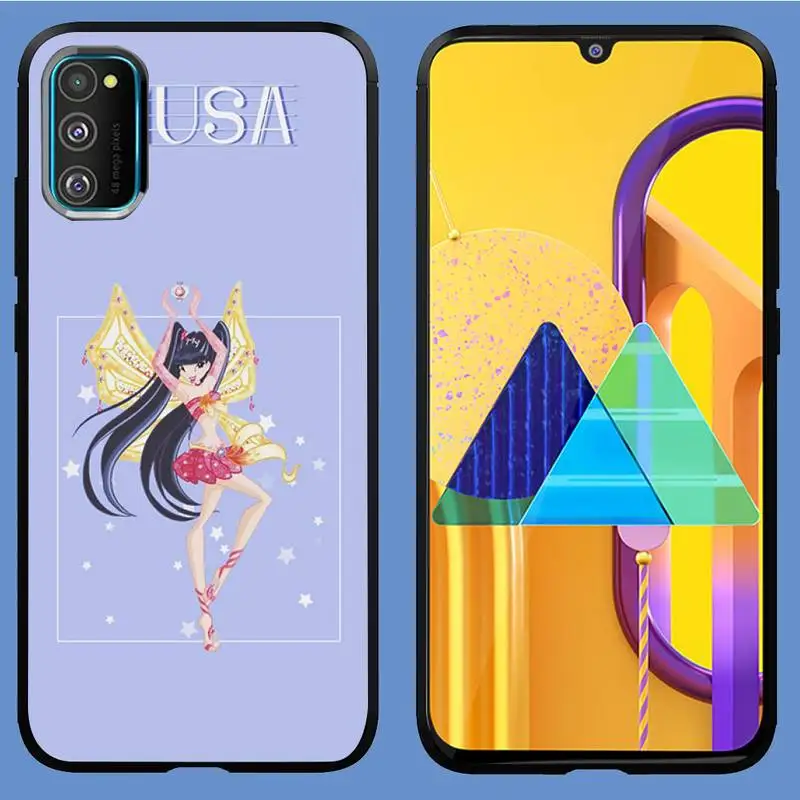 

Girl Winx Clubs Shell Phone Case For Samsung A10 A12 A02 A20E M30 A31 A32 A40 A50 S A52 A51 A70 A71 A80 Cover Fundas Coque