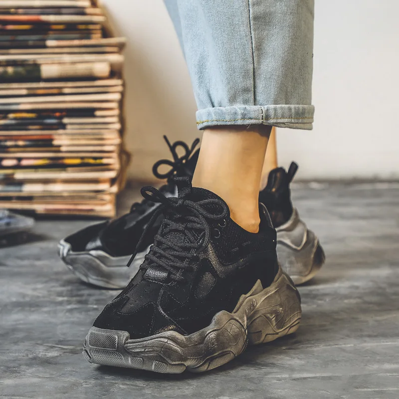 Новинка 2019 года Лидер продаж обувь для папы в старом стиле Городские кроссовки на