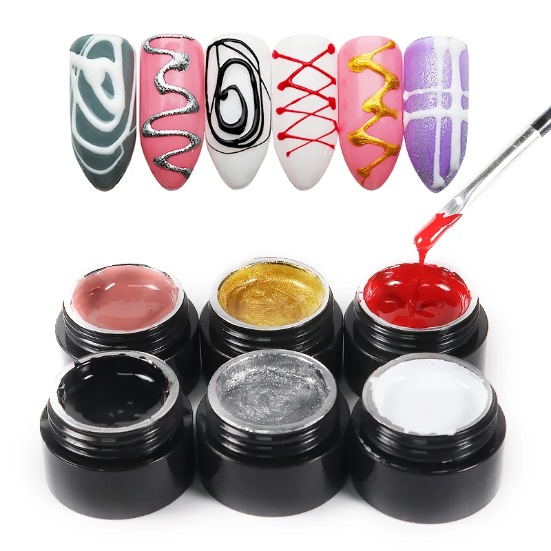 12 Colors High Saturation Nail Gel Flower Drawing Quick Dry Waterproof DIY Design Long Lasting Easy To Wear Art TSLM2 | Красота и