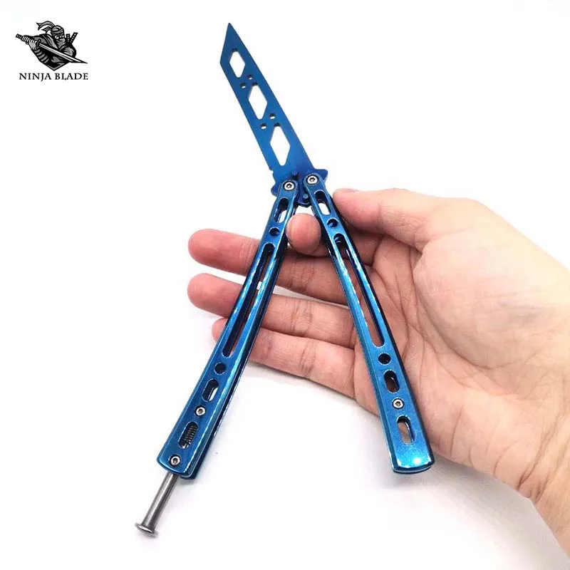 Неточенное лезвие Buster Blade Butterfly тренировочный нож Профессиональный балисонг