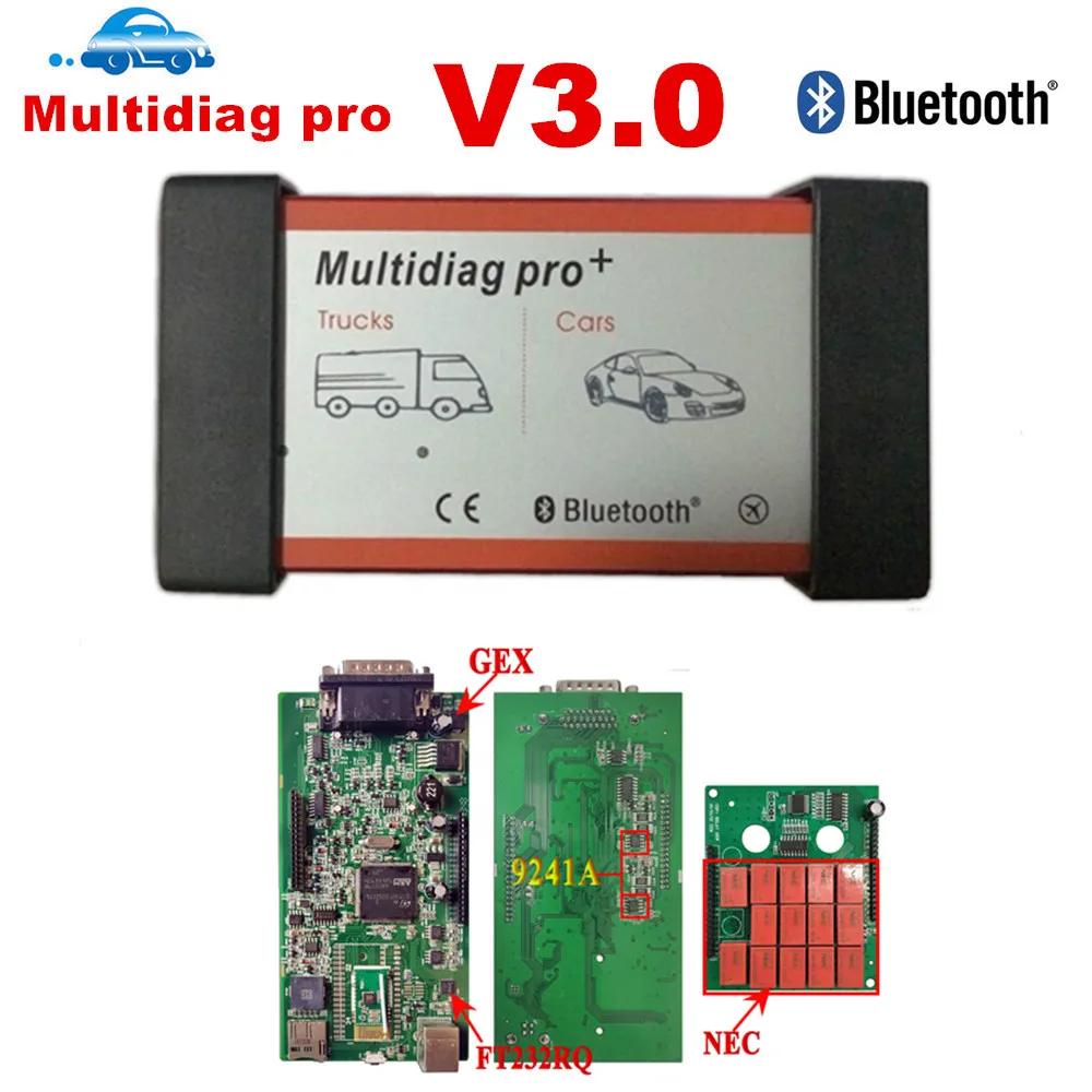 Диагностический инструмент Multidiag pro диагностический для автомобилей и