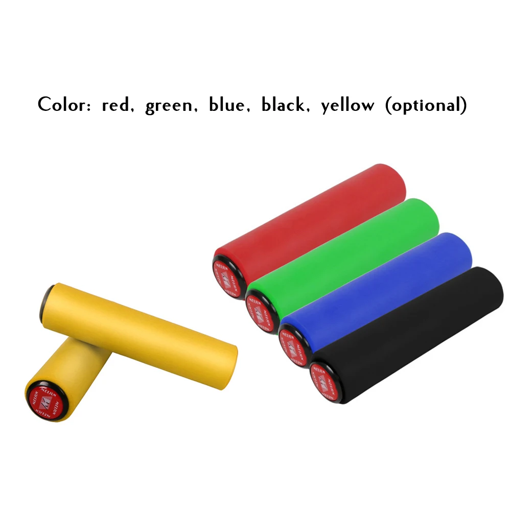 

2pcs Soft Bicycle Anti-slip Handlebar Handle Bar Grips Cycling Bike Grips Silicone Anti-skid shock-absorbing