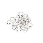 500 шт.лот 3 мм-10 мм 925 посеребренные одиночные петли Открытые Кольца и раздельные кольца ювелирные изделия DIY Бесплатная доставка