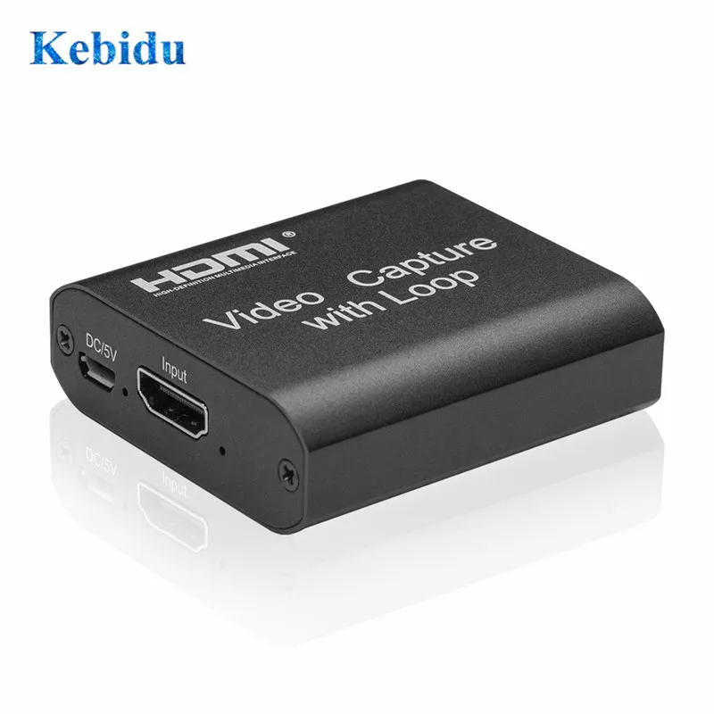 4K 1080P HDMI совместимый с USB2 видеорегистратор коробка для прямой трансляции видео