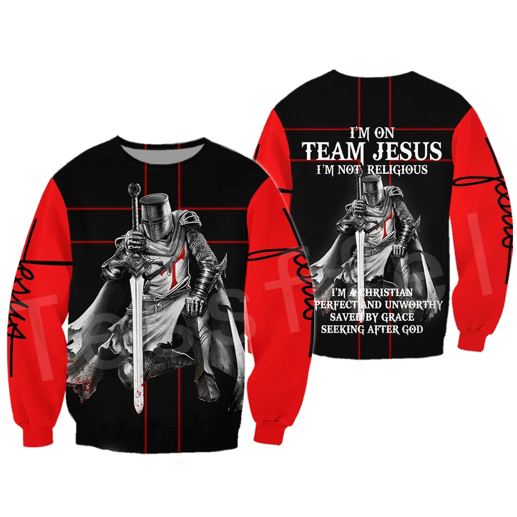 Пуловер tessasonic Templar Armor в стиле Харадзюку уличная одежда пуловер с принтом Рыцари