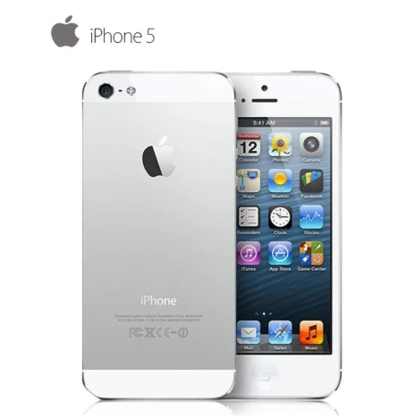 Белый Apple iphone 5 мобильный телефон 16 Гб/32 ГБ/64 Гб ПЗУ IOS 4,0 дюймов 8MP wifi gps заводской разблокированный смартфон - Цвет: Белый