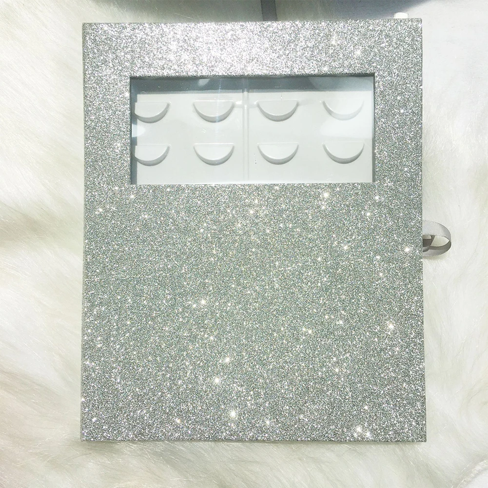 16 пар пустая коробка защита Блестящая Бумага пылезащитный образец каталог салон