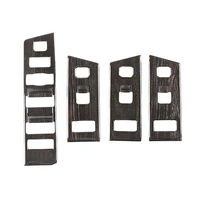 window switch cover glass lift switch frame black wood grain for land rover evoque 2020 car styling