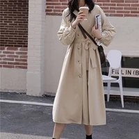 qweek korean long sleeve dress women preppy style sweet sashes midi dress with belt casual 2022 spring student kpop clothes