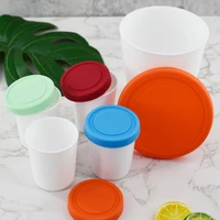 2501000ml ice cream containers reusable storage tubs with tight sealing lids for ice cream