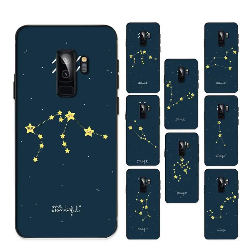 

12 constellations zodiac signs Phone Case For Samsung Galaxy S20lite S21 S21ULTRA s20 s20plus for S21plus 20UlTRA capa