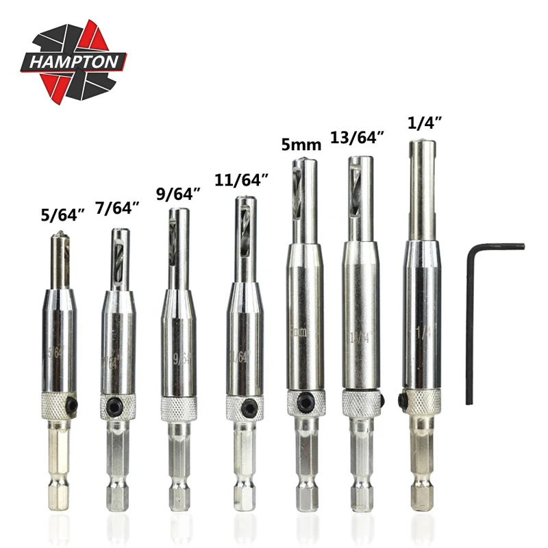 Hampton 1 Набор для дверей шкафов петель расположение сверло отверстие резак