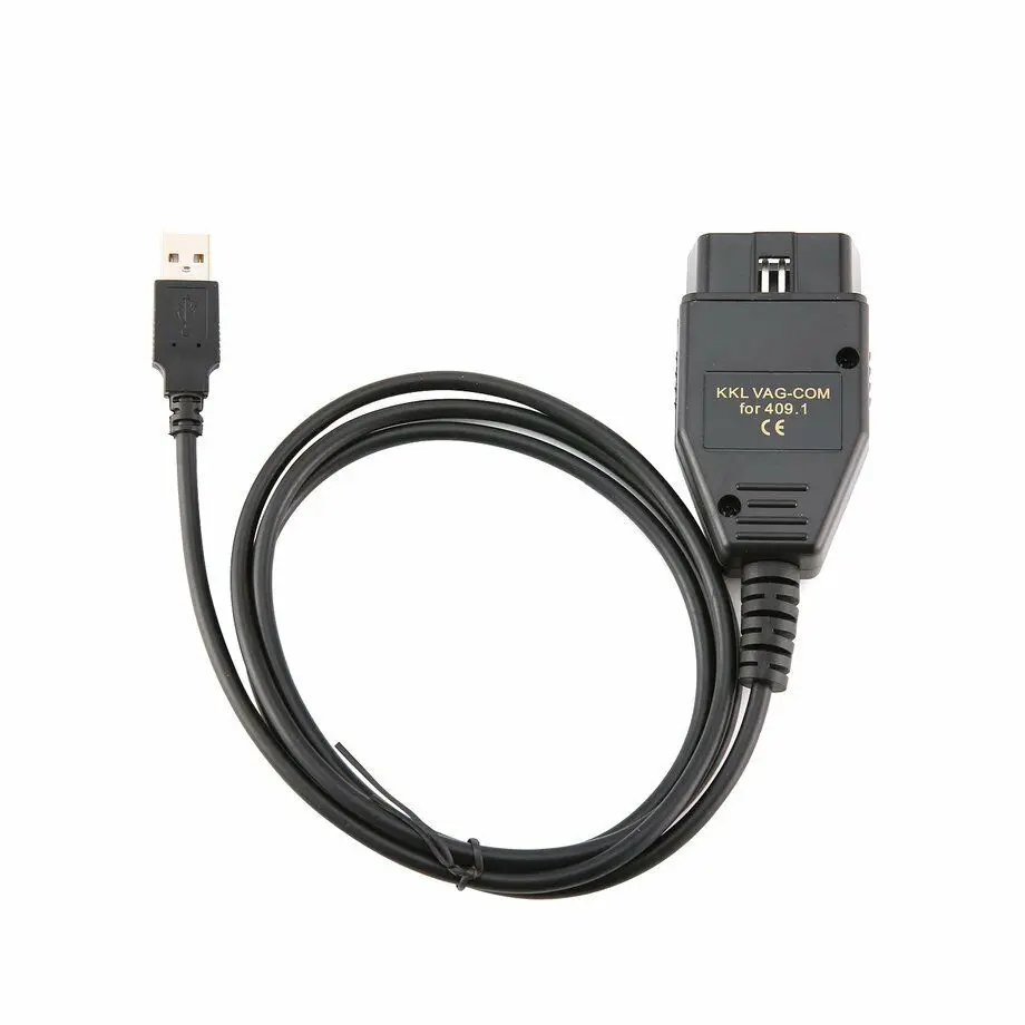 Диагностический инструмент USB кабель KKL VAG-COM 409 1 OBD2 Windows 7/8/Vista/XP диагностический