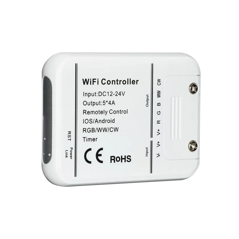 DC12V 5 м 10 м 15 м 20 м Wifi светодиодный светильник SMD 5050 RGB RGBW RGBWW светодиодный светильник RGB полоса трансформатор+ умный WiFi контроллер полный комплект