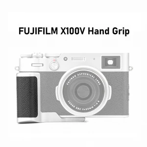 YC Onion Fujifilm X100V Handle Thumb Grip Camera Kit Quick Release L Plate Hand Grip Leather Texture L Bracket Cage Kit