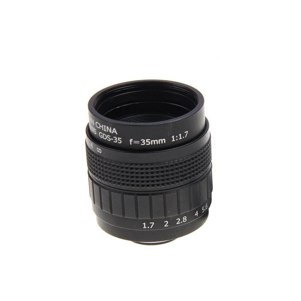 Объектив камеры C Mount черный прочный мини портативный ручной микро одиночный 35 мм