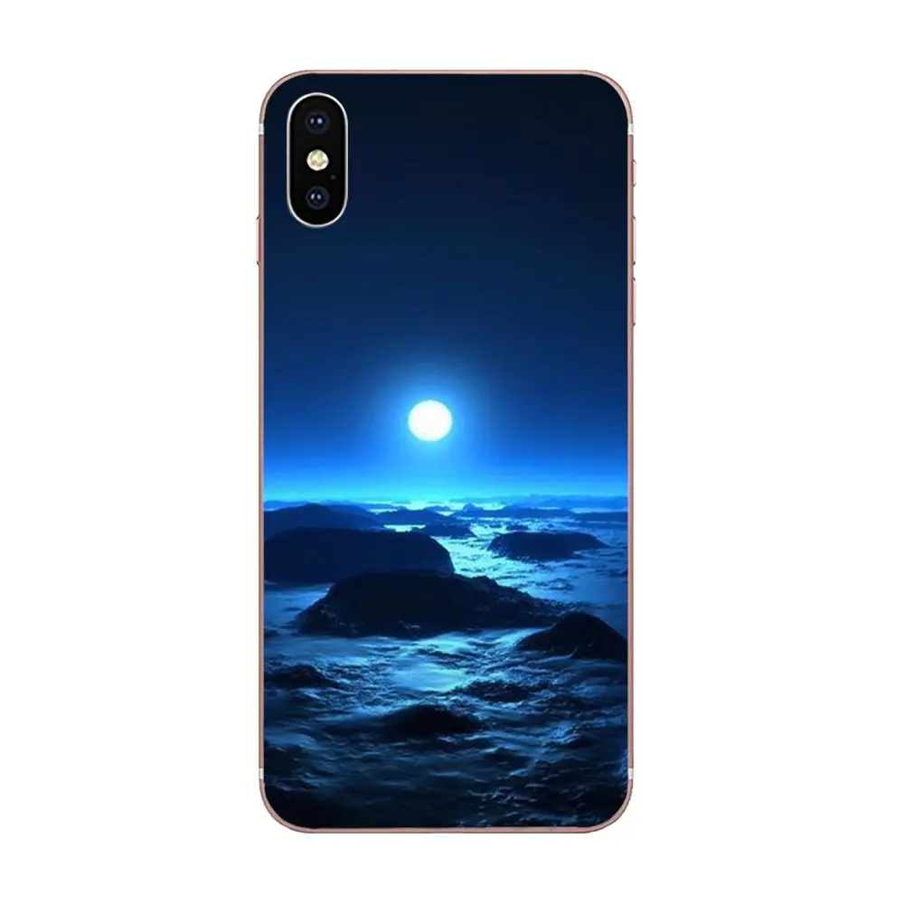 Мягкий Новый Стиль Стрекоза на полнолуние парк S для Apple iPhone 11 Pro X XS Max XR 4 4S 5 5C 5S SE SE2 6